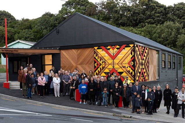Te Tūhenga Rau by ETCH Architecture, winner of the Resene Total Colour Master Nightingale Award and Commercial Exterior Award.