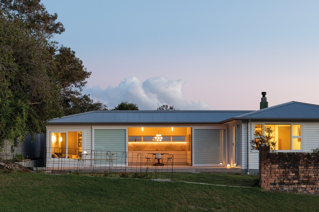 The Luxury of Enough, Beach Haven — the exterior. 