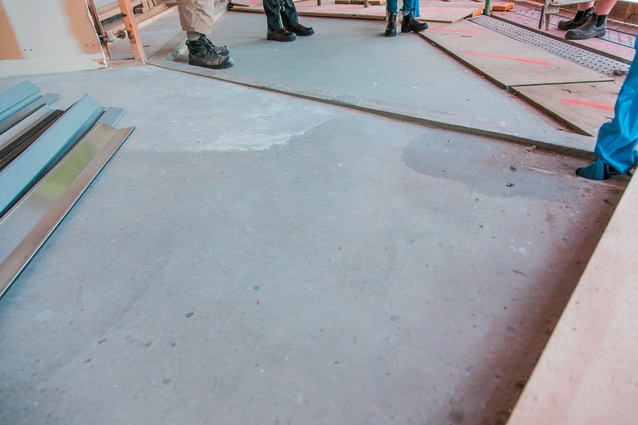 The buildings required levelling, which was achieved by installing new bottom plates.