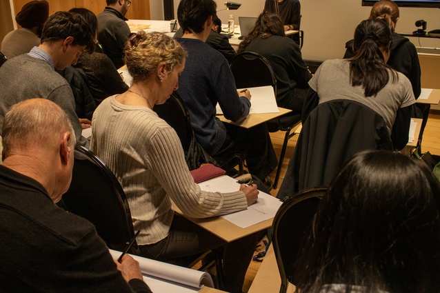 The drawing workshop was a sold out event.