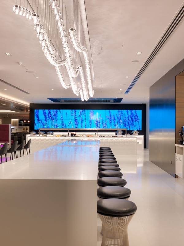 On location at the Koru Lounge Architecture Now