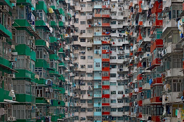 A truly high density cityscape: Hong Kong. While New Zealanders may baulk at this type of living, it is standard in many Asian cities.