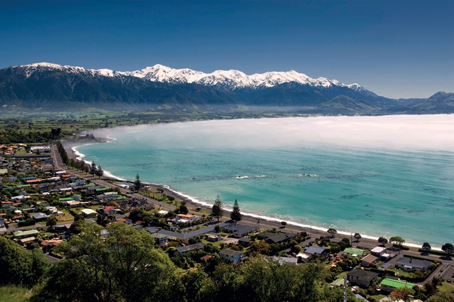 The building pays homage to Kaikoura's iconic coastline, and designers hope it will be a tourist destination in its own right when completed.