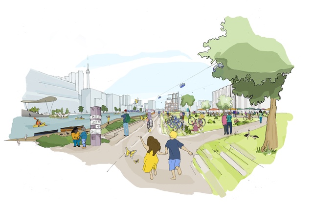 Sidewalk Labs' vision of Quayside, which will be embedded with sensors.