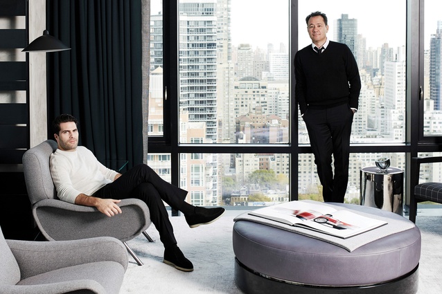 Edward Yedid (left) and Thomas Hickey are the founders of the design studio Grade New York.