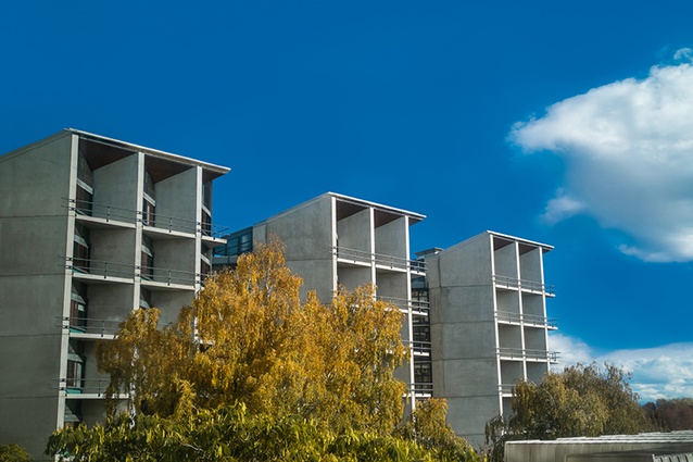 The University of Canterbury's Erskine Building, Architectus, Cook Hitchcock Sargisson & Perry Royal, 1994.