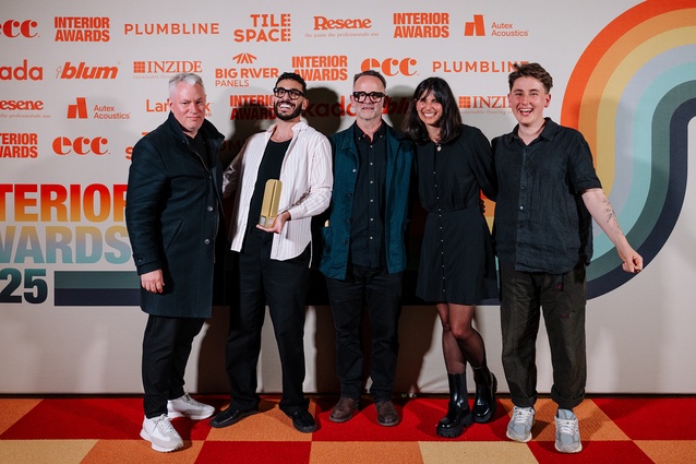 The Monk Mackenzie team, Supreme Award and Residential Award winners and a finalist in the Residential Kitchen category for Palimpsest House.