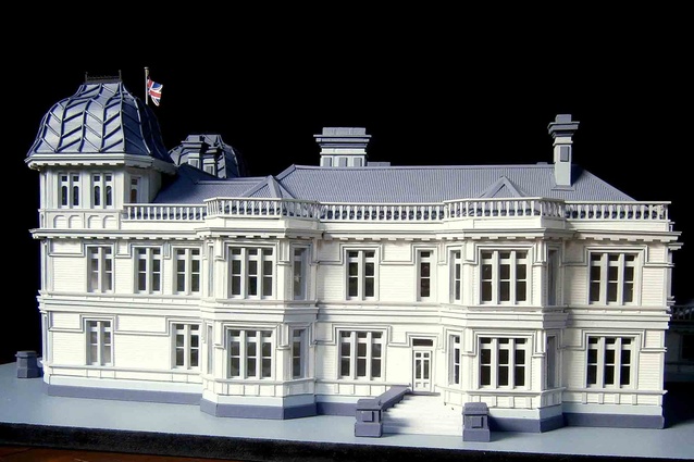 Side elevation of different model of McLean's Mansion 1899.