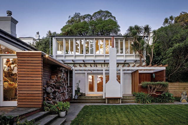 Grass Street house extension in Oriental Bay.