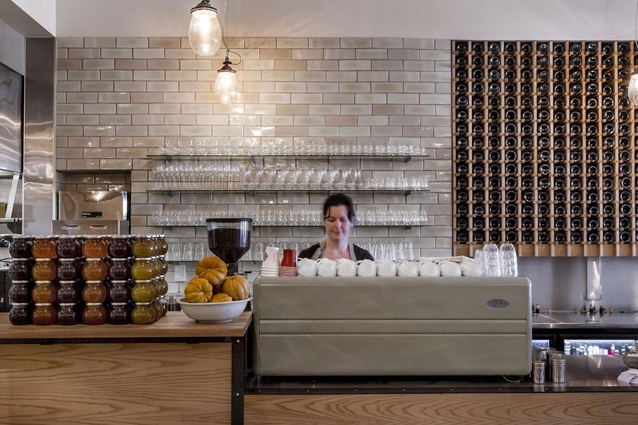 Finalist: Hospitality – Loretta Cafe (Cuba St, Wellington) by Parsonson Architects.