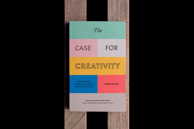 Colourful cover of <em>The Case for Creativity</em> by Janes Hurman.