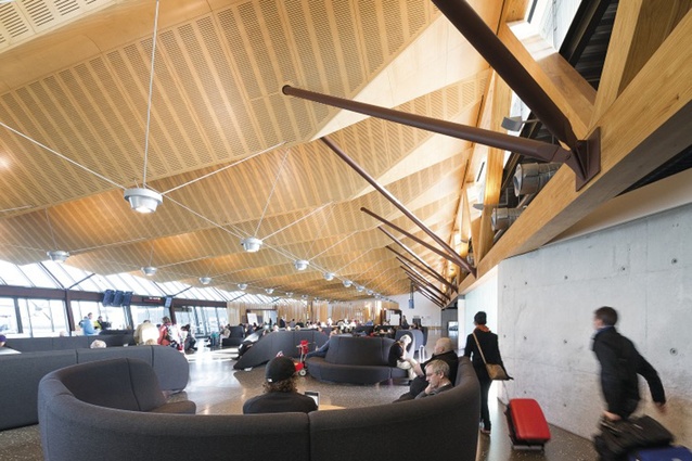 The Regional Terminal at Christchurch Airport by BVN Donovan Hill. 