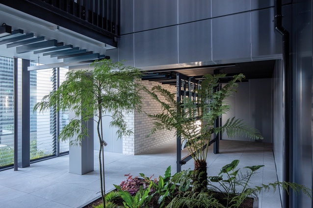 An internal circulation lobby at ground level.