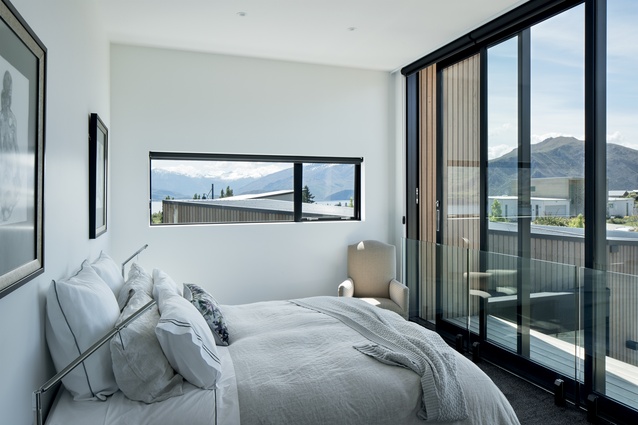 Views and natural light are abundant in the bedrooms.  
