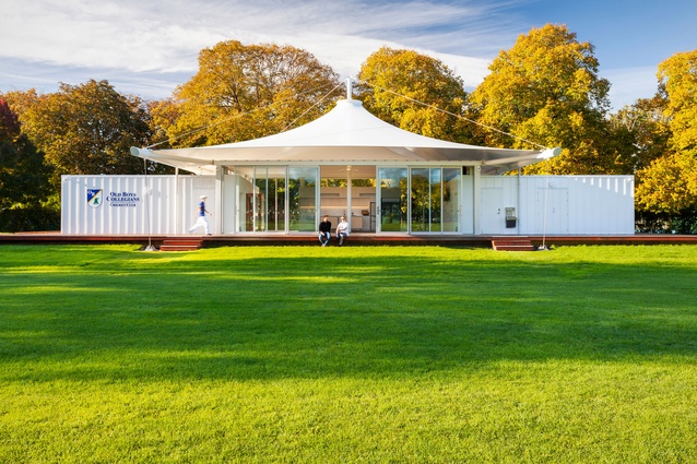 The Jim Wakefield Pavilion by Athfield Architects winner of the Resene Total Colour Neutrals Award.