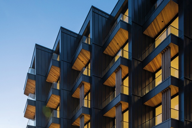 Sunset West apartments (2021).