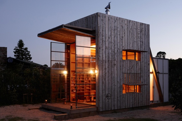 Hut on Sleds by Crosson Clarke Carnachan Architects Auckland Ltd.