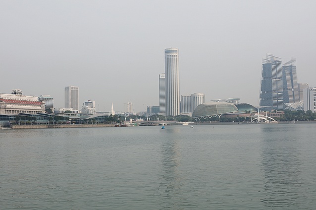 Harbour view of Singapore’s Marina Bay.
