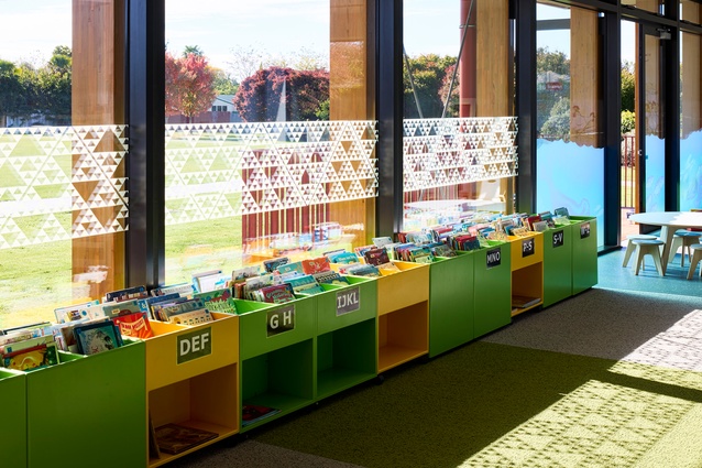 The children's reading area.