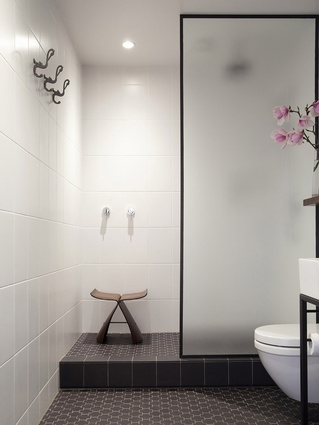 Carroll's own recently completed bathroom fit-out in Auckland's CBD.