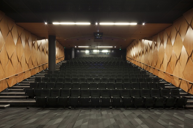 The building's theatre seats 250 and can accomodate lectures, music recitals, and dance and theatrical productions. 