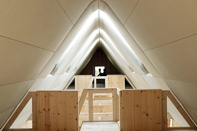 Seaweed house, Denmark. A reconfigured interior has improved the light and flow.