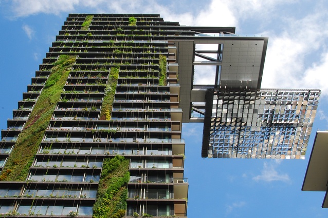 Jean Nouvel's One Central Park, Sydney apartment tower.