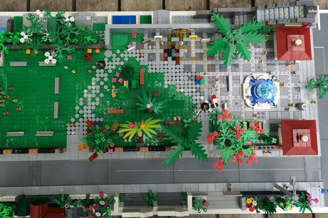 Geoff Houtman's Lego-inspired design for Ponsonby Park.