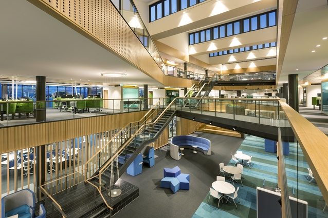 Interior Architecture Award: Trustpower Head Office, Tauranga by Warren and Mahoney.