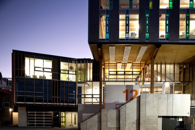 Massey University Te Ara Hihiko College of Creative Arts by Athfield Architects was a winner in the Education and Sustainable Architecture categories.