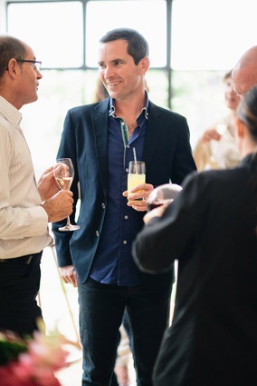 From left: Simon Blincoe (Resene) and Nick Strachan (Athfield Architects).