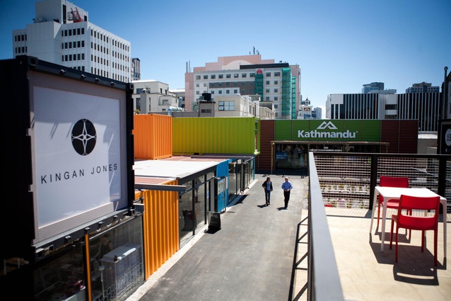 ReStart container mall, Christchurch. The the Cashel Street shipping container pop-up mall brought vibrant retail space to the 'quake-torn city much earlier than planned.