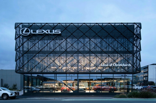 Shortlist - Commercial Architecture - Lexus of Christchurch by Warren and Mahoney.