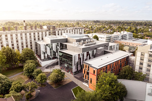 Shortlisted – Education: University of Canterbury Te Rāngai Pūtaiao College of Science Beatrice Tinsley Building by Jasmax, DJRD Sydney and Royal Associates Architects in association.