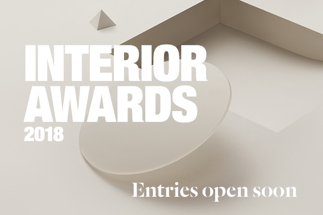 Online entries to the Interior Awards 2018 have been delayed, stay tuned for more info shortly.