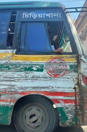 Buses collage life on the roads.