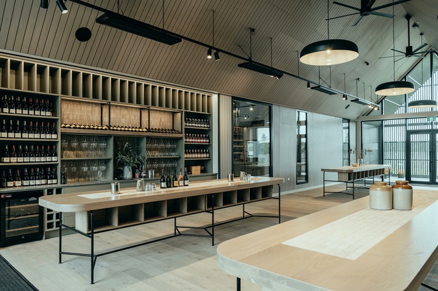 Shortlisted - Commercial Architecture: Te Kairanga Winery by C Nott Architects.