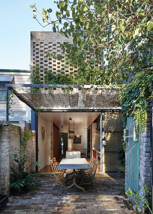Waterloo House by Anthony Gill Architects with Budwise Garden Design.
