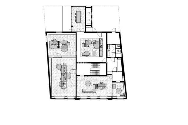 Herengracht office layout plan.