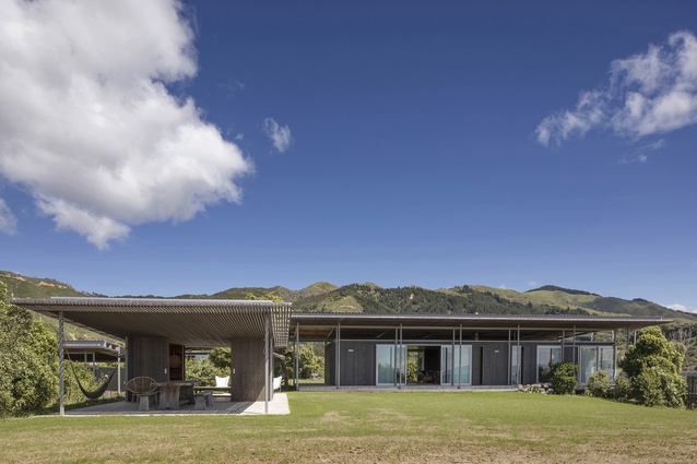 Completed Buildings, Villa category winner: Bach with Two Roofs, Golden Bay, New Zealand by Irving Smith Architects.