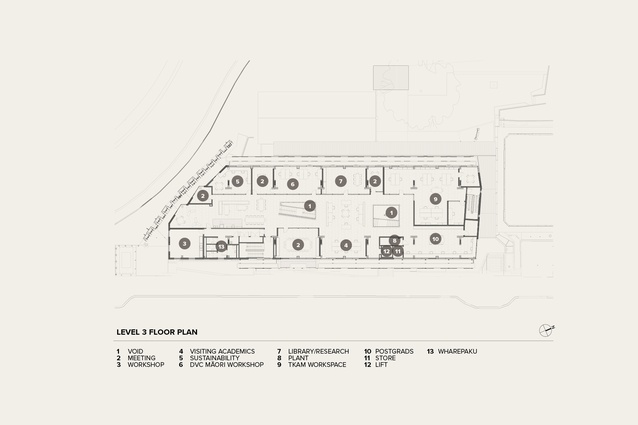 Level Three floor plan.