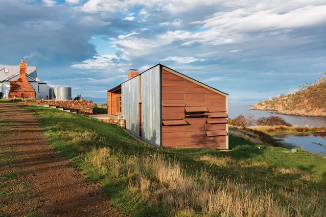 2012 Australian House of the Year, Shearer’s Quarters (John Wardle Architects) on Tasmania’s Bruny Island.