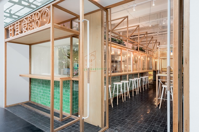 The concept for the Baobao eatery in Chifeng Road references the hospitality brand’s ‘garden to plate’ ethos.