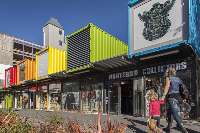 Christchurch's Re:Start container mall.