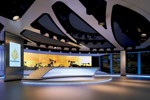 Al Jazeera offices in The Shard, London (by Veech x Veech) are said to be one of the world’s most technologically advanced production studios.