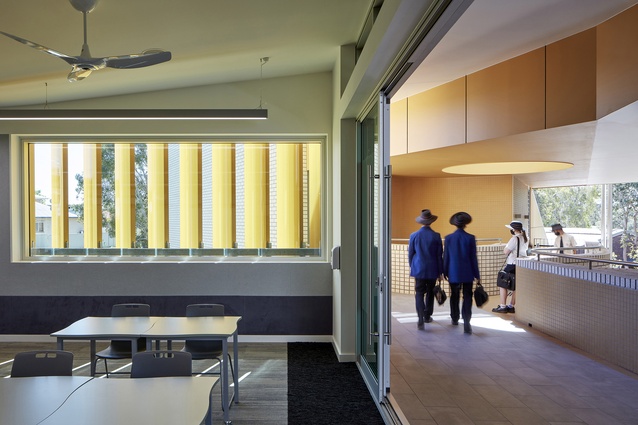 Commercial and Multi-Residential Exterior winner: Cannon  Hill Anglican College D Block by Red Dog Architects.