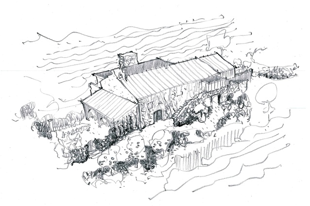 Drawing by Nat Cheshire of Cheshire Architects.