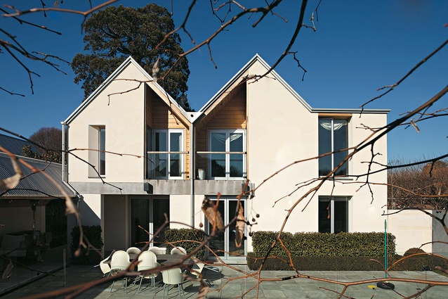 Sanders House, Fendalton, Christchurch. Rear elevation of the house.