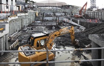 Building an underground car park on a hazardous site - Holy excavation