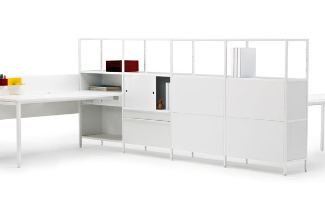 Axis desk with Kase storage.